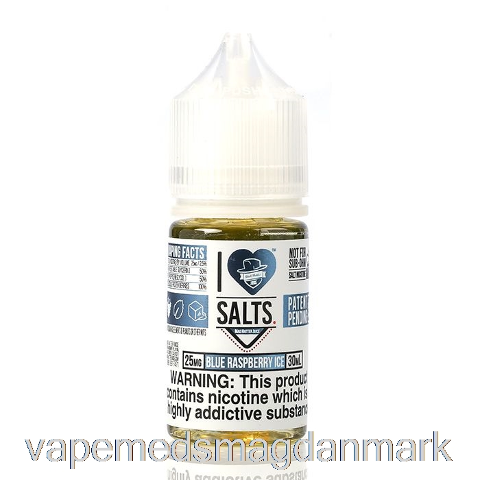 Engangs Vape Danmark Blå Hindbæris - Jeg Elsker Salt - 30ml 25mg